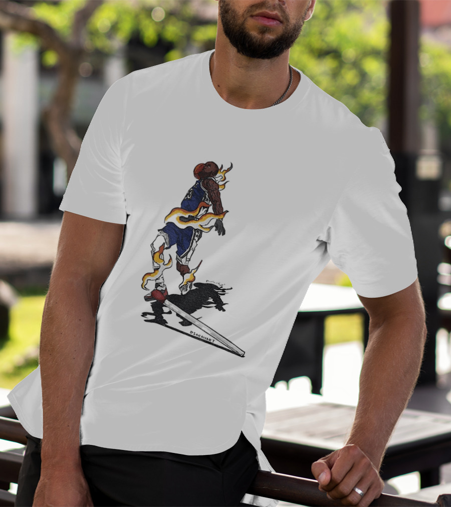 LeBron James Philadelphia 76ers The Match And The Fire NBA 2026 T-Shirt