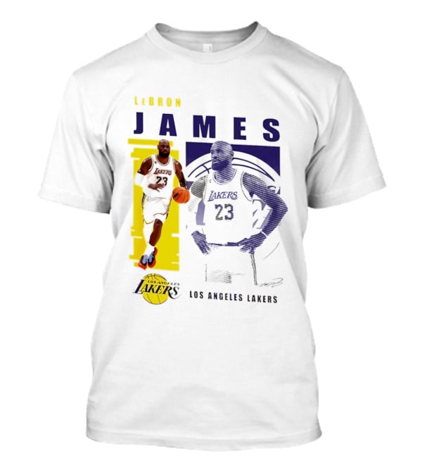 LeBron James Los Angeles Lakers Basketball Highlights 23 T-Shirt