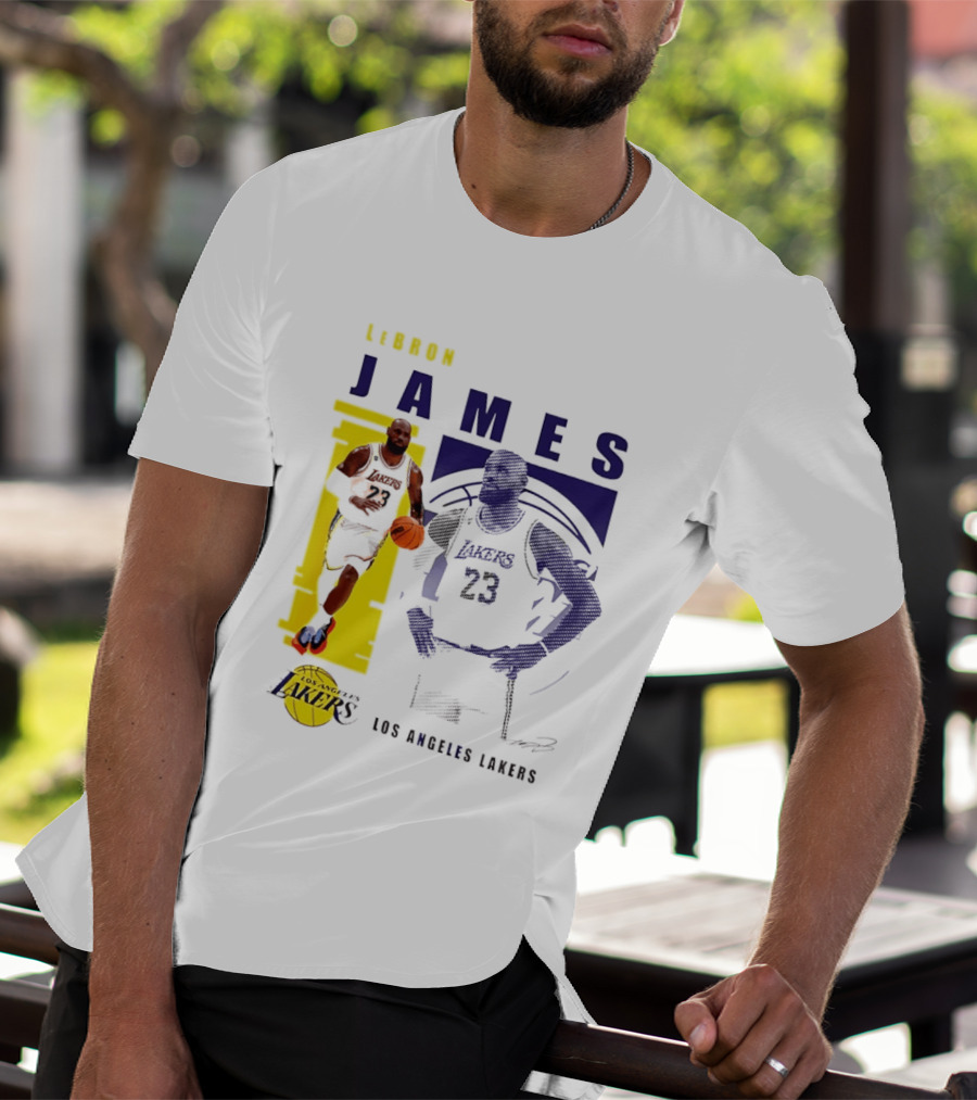 LeBron James Los Angeles Lakers Basketball Highlights 23 T-Shirt