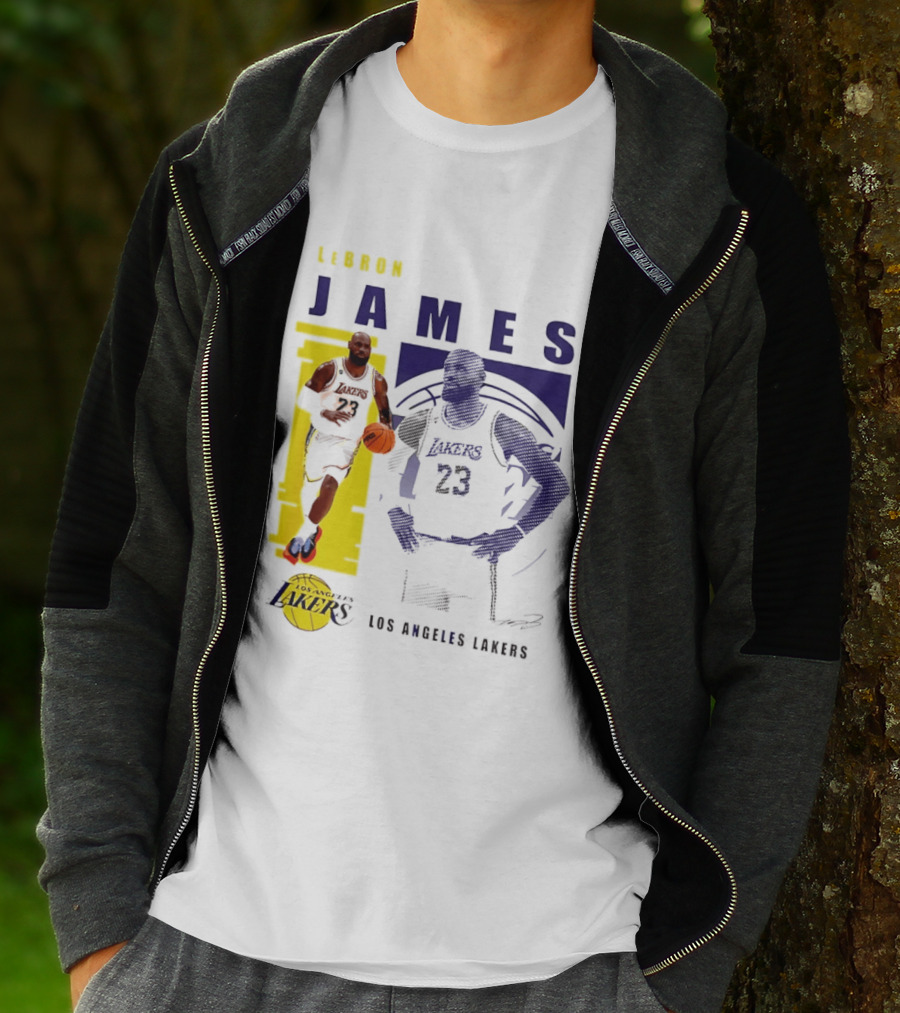 LeBron James Los Angeles Lakers Basketball Highlights 23 T-Shirt