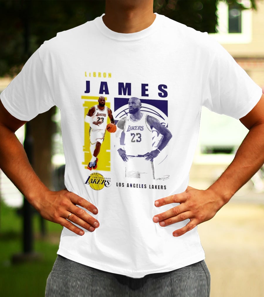 LeBron James Los Angeles Lakers Basketball Highlights 23 T-Shirt