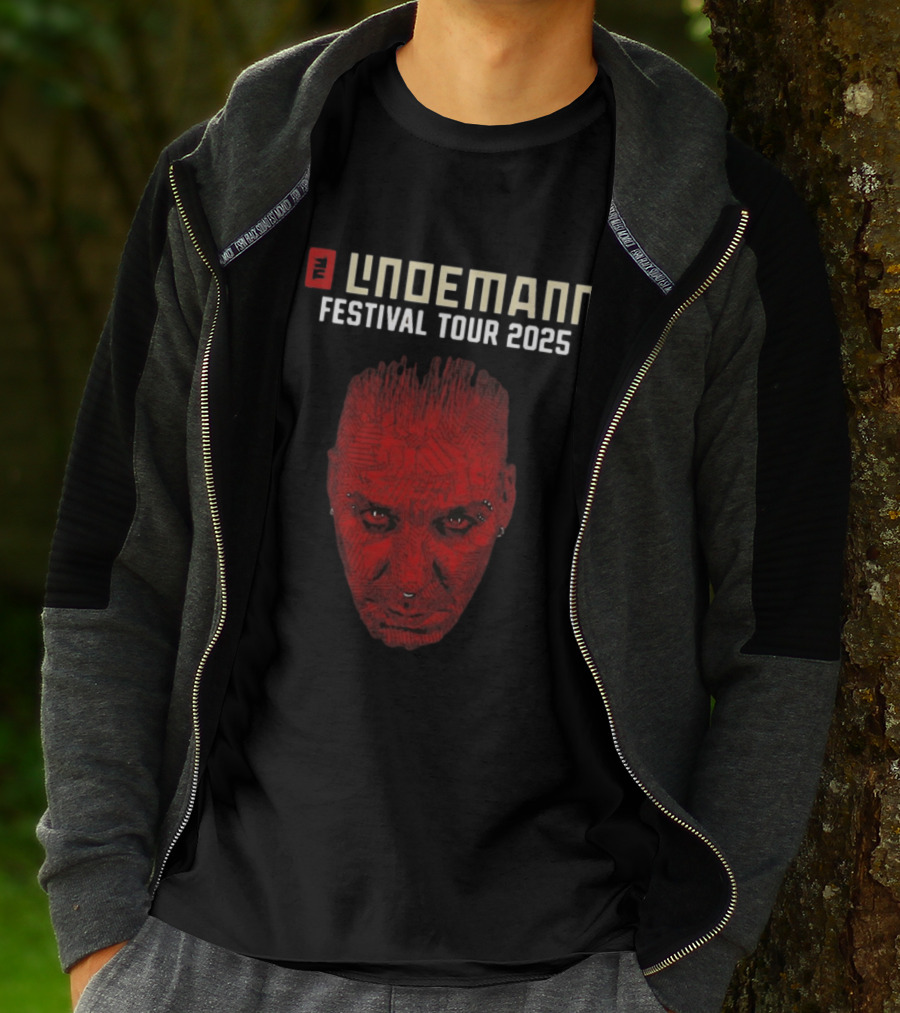 Lindemann Festival Tour 2025 Red Face T-Shirt