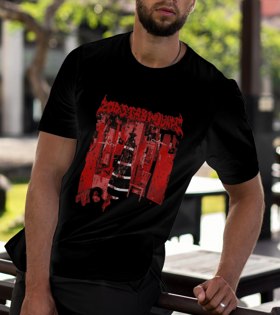 200 Stab Wounds Manual Manic Procedures Red Torture Chamber T-Shirt