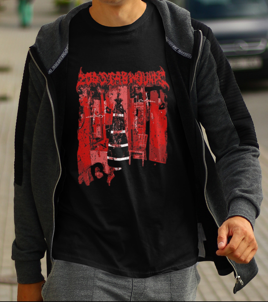 200 Stab Wounds Manual Manic Procedures Red Torture Chamber T-Shirt