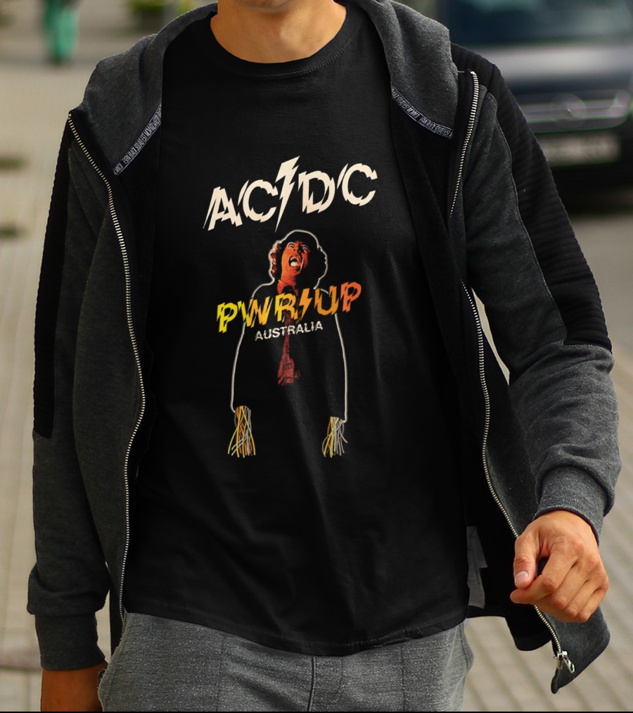 ACDC Powerage PWR UP Australia 2025 Tour T-Shirt