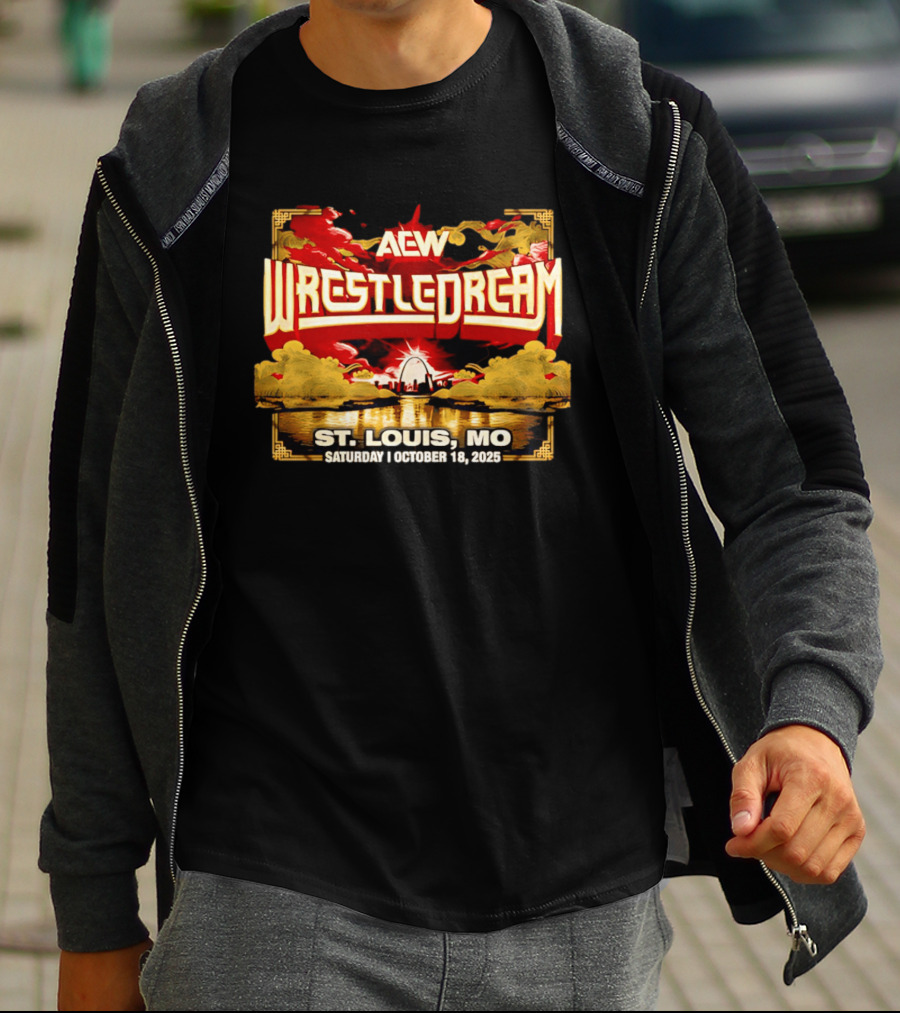 AEW WrestleDream October 18 2025 St Louis MO Event T-Shirt