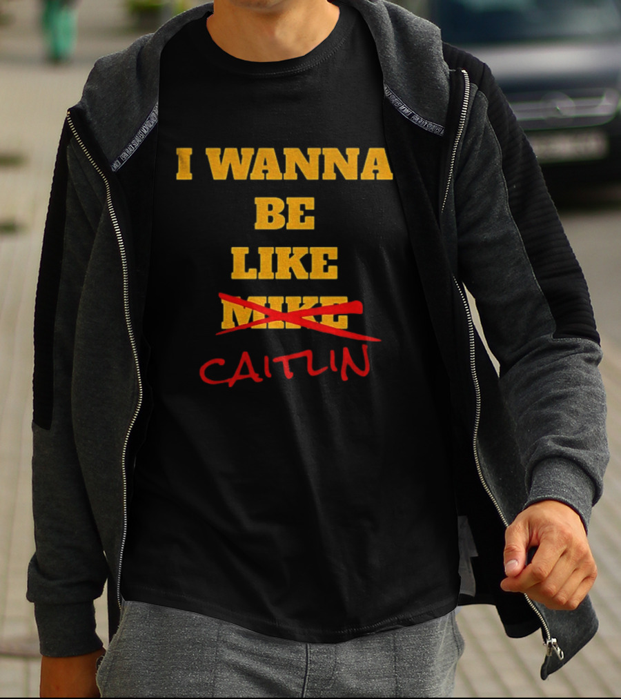I Wanna Be Like Caitlin Clark Indiana Fever WNBA Basketball 2025 T-Shirt