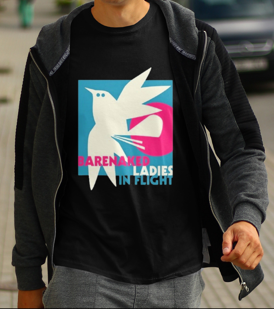 Barenaked Ladies In Flight Bird Tour 2024 Art Vintage Concert T-Shirt