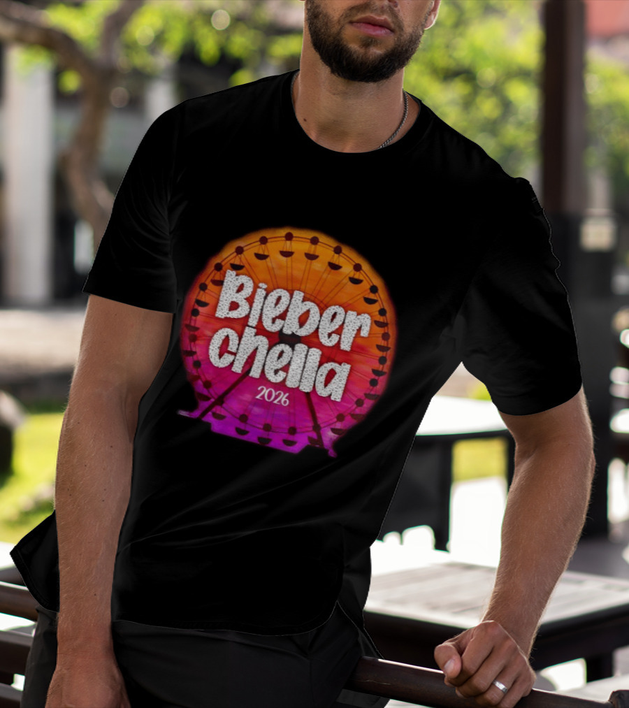 Bieberchella Coachella Ferris Wheel Summer Concert 2026 T-Shirt