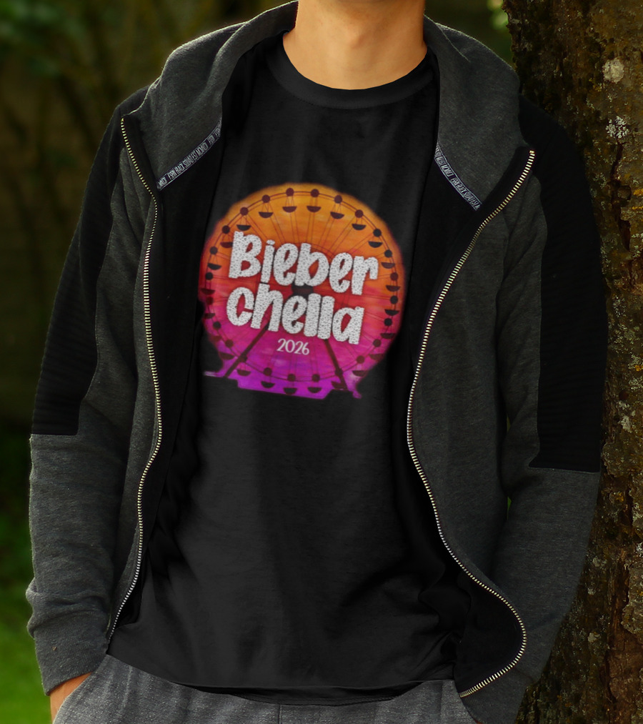 Bieberchella Coachella Ferris Wheel Summer Concert 2026 T-Shirt