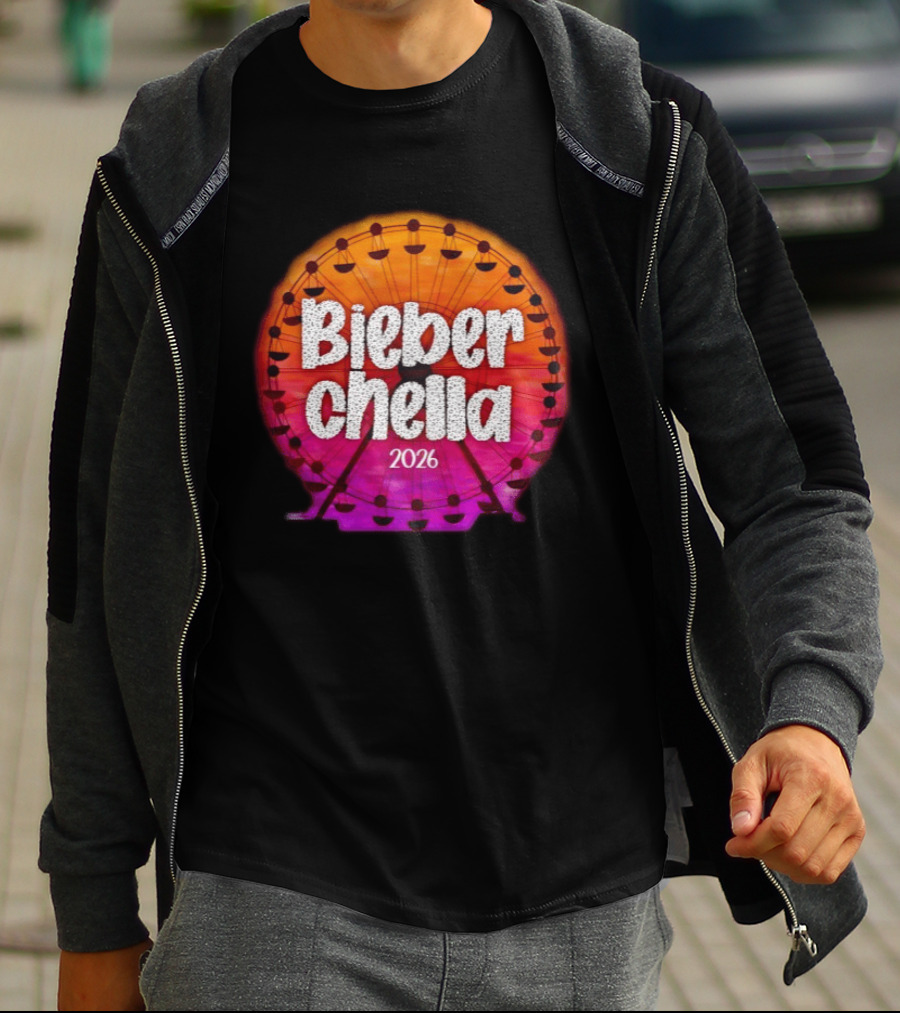 Bieberchella Coachella Ferris Wheel Summer Concert 2026 T-Shirt