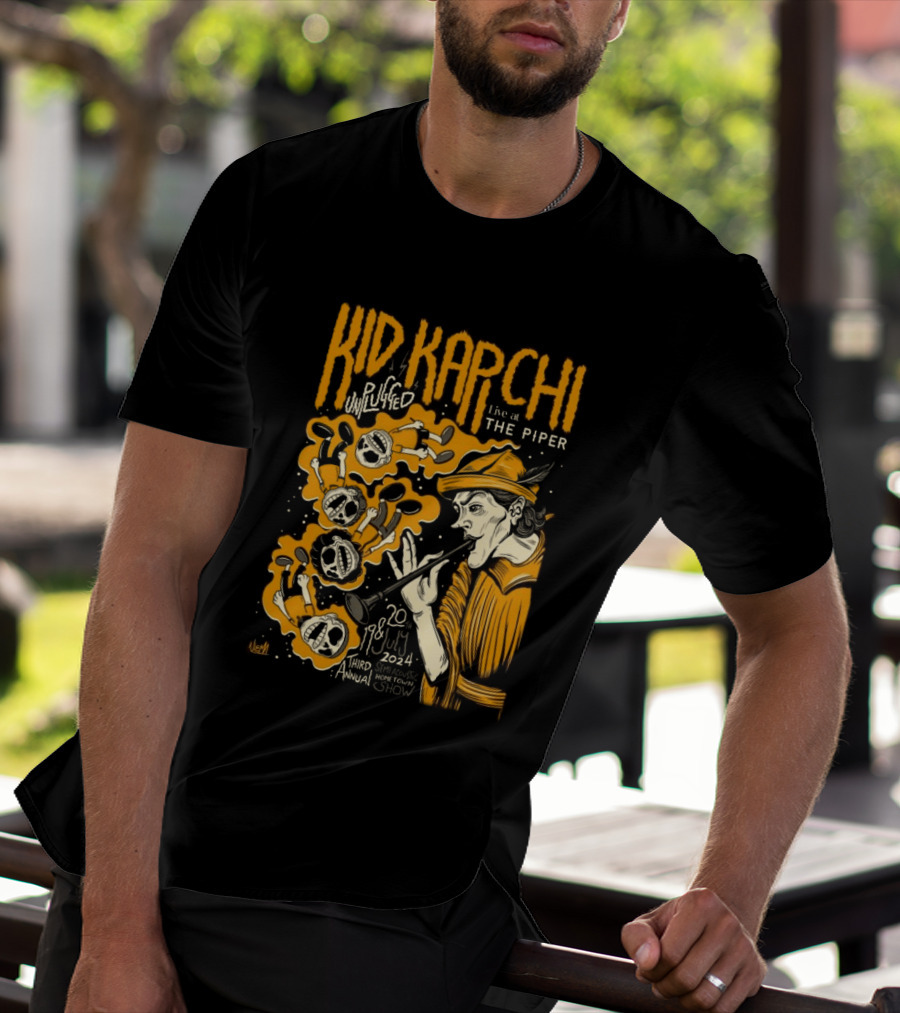 Kid Kapichi Unplugged Live The Piper July 19 20 2024 Semi Acoustic Hometown Show T-Shirt
