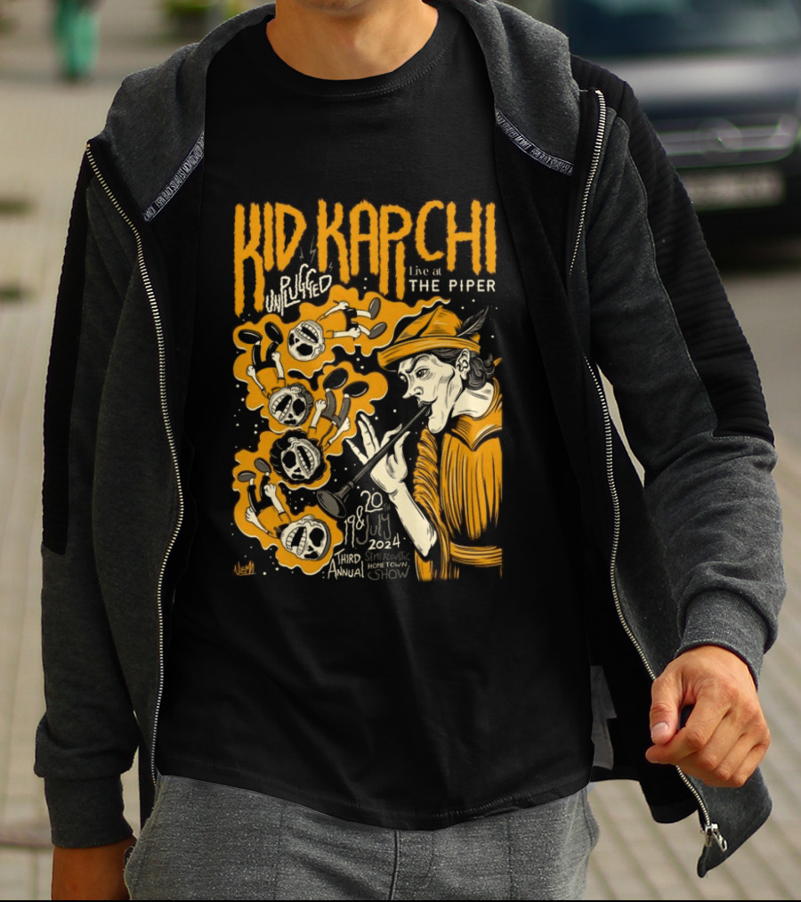 Kid Kapichi Unplugged Live The Piper July 19 20 2024 Semi Acoustic Hometown Show T-Shirt
