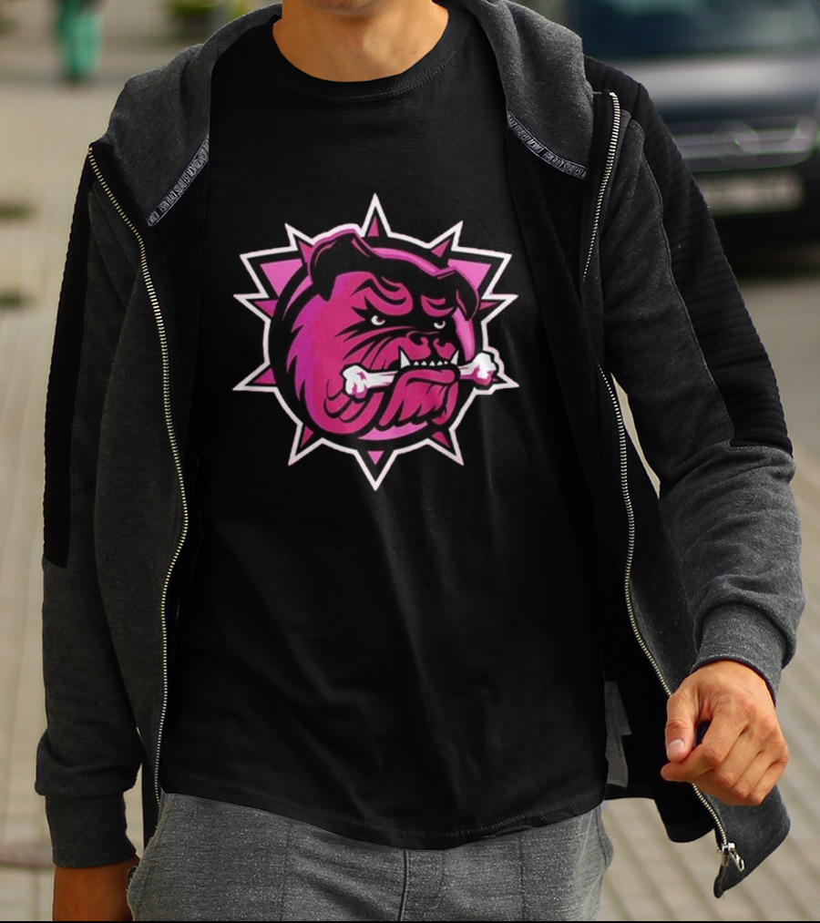 Brantford Bulldogs Pink In The Rink Night 2024 T-Shirt