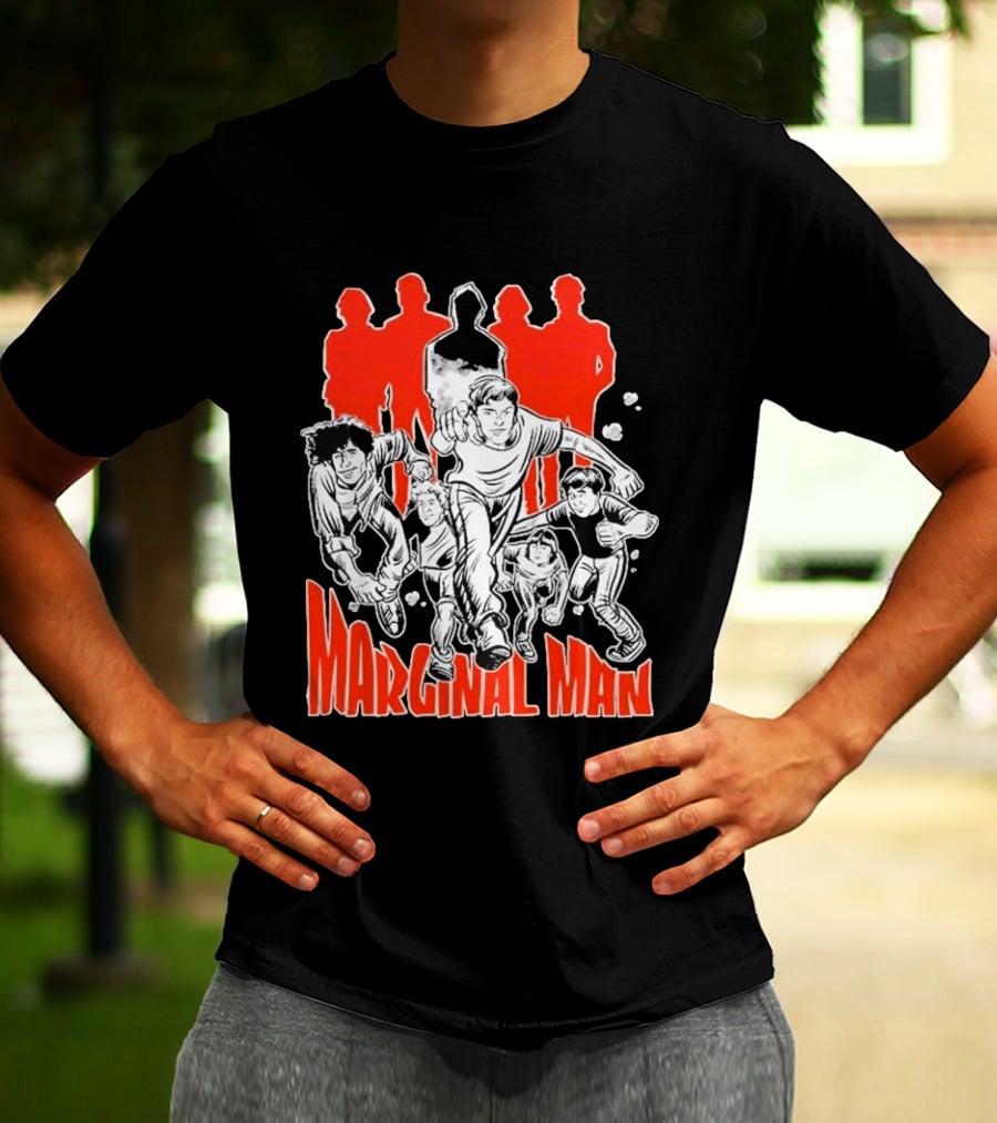 Marginal Man Identity Comic Style Group Of Characters T-Shirt