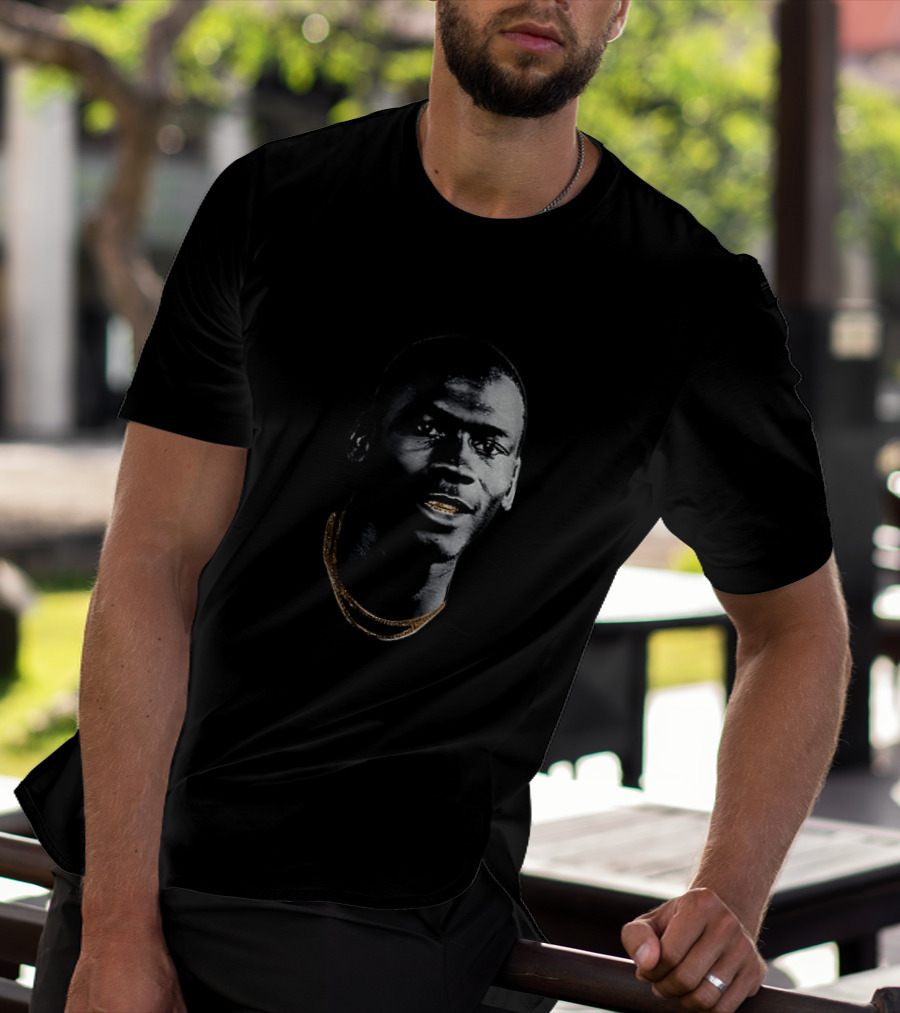 Michael Jordan Big Head Gold Teeth Chicago Bulls NBA Basketball T-Shirt