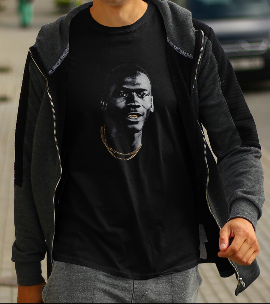 Michael Jordan Big Head Gold Teeth Chicago Bulls NBA Basketball T-Shirt