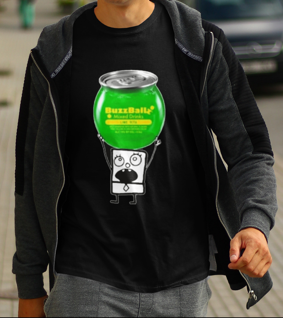 Doodlebob Lime Rita Buzzball Mixed Drinks T-Shirt