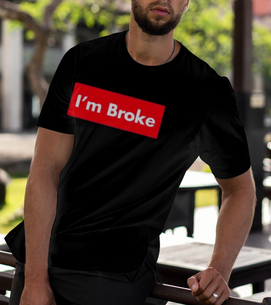 Terroriser I'm Broke Red Box T-Shirt