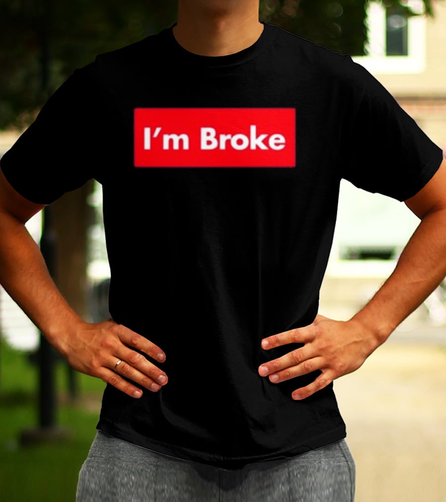 Terroriser I'm Broke Red Box T-Shirt