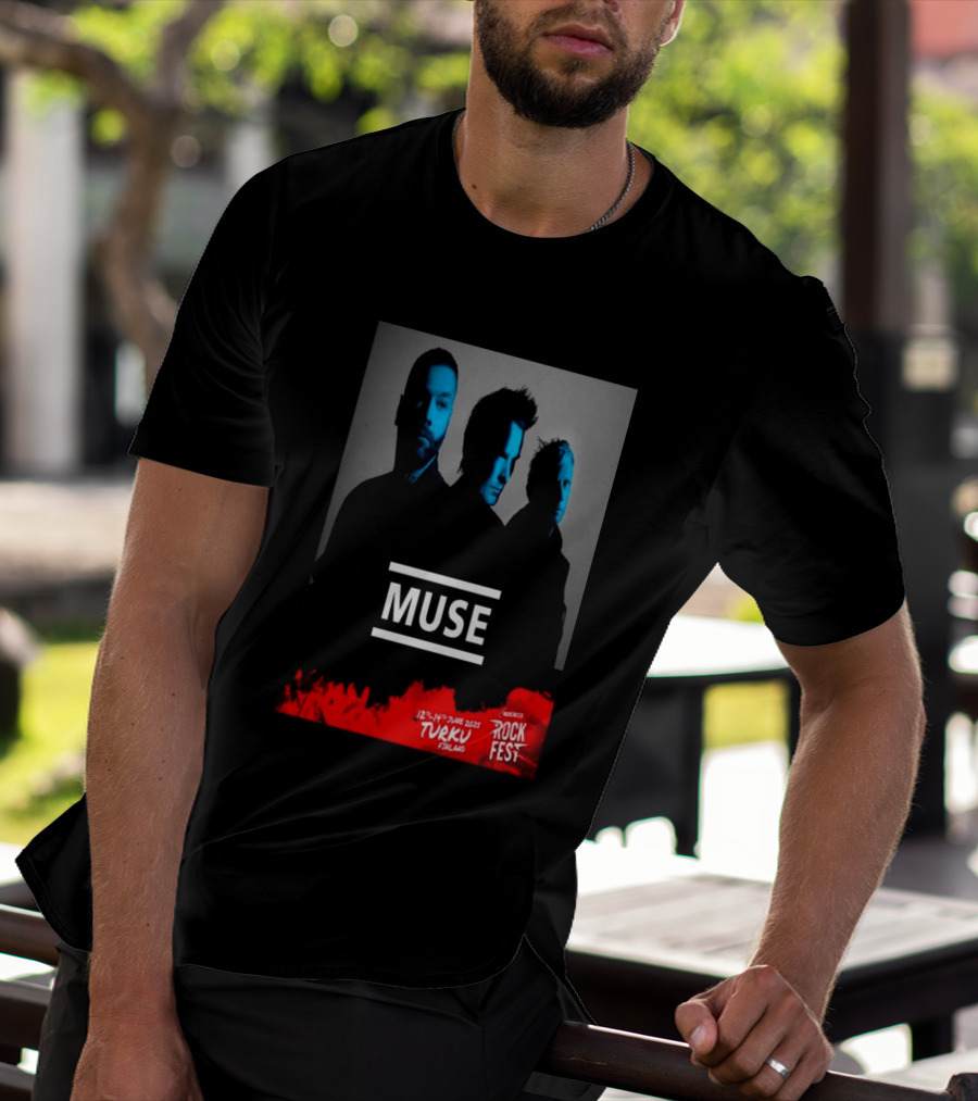 Muse Rockfest Turku 12th 14th June 2025 Finland T-Shirt