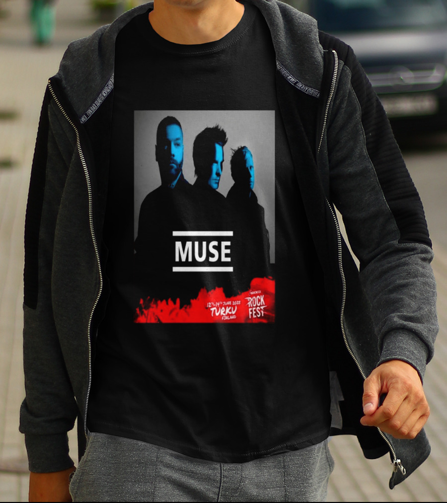 Muse Rockfest Turku 12th 14th June 2025 Finland T-Shirt
