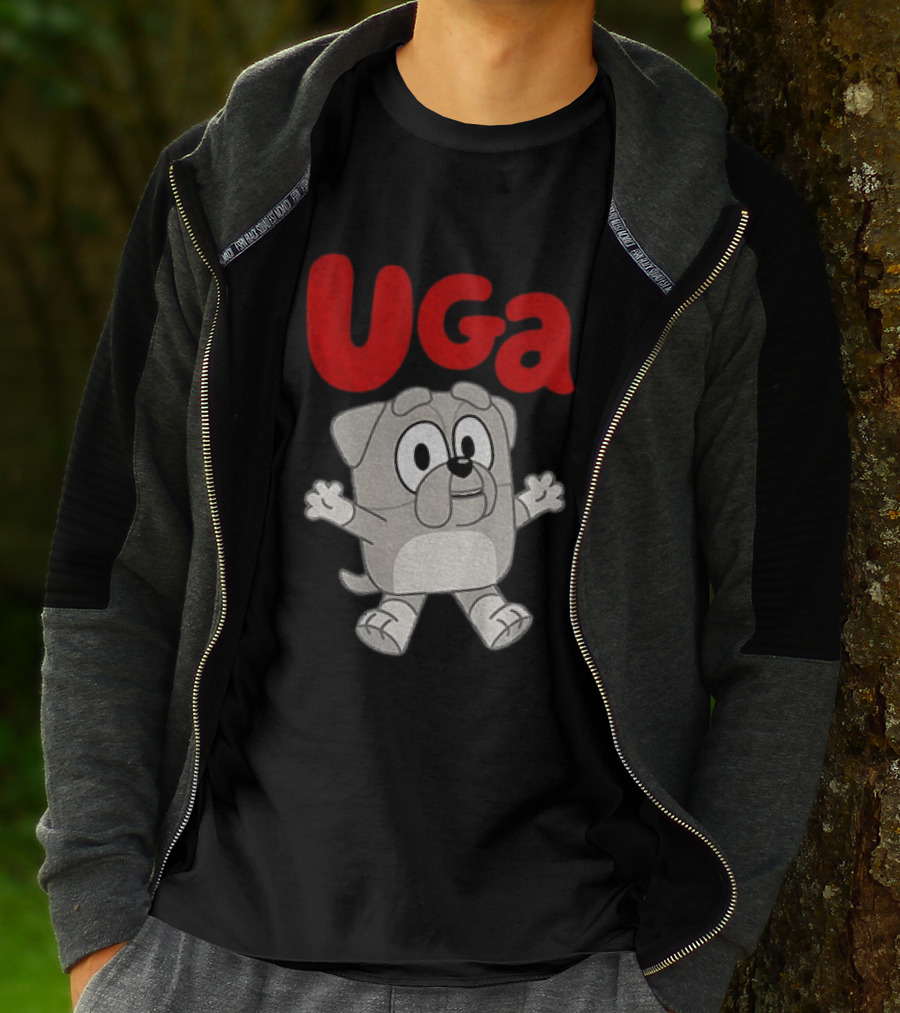 UGA Bulldogs Mascot Cartoon Graphic Game Day T-Shirt