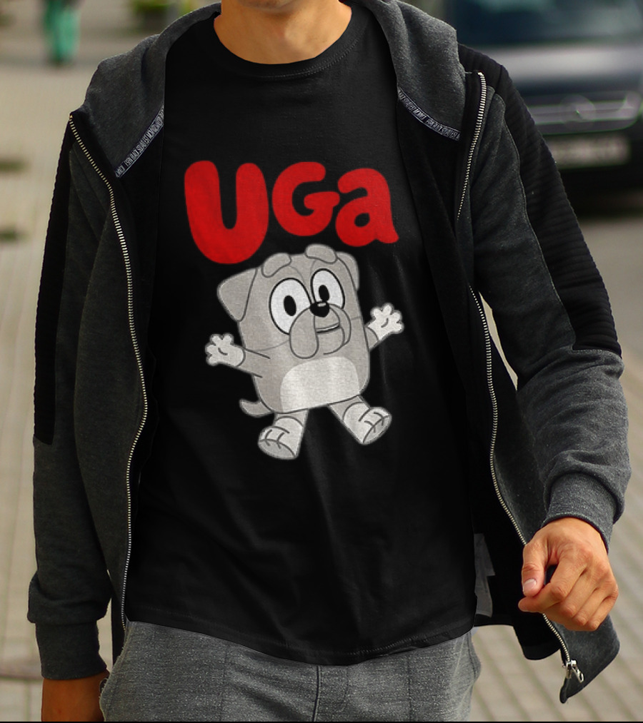 UGA Bulldogs Mascot Cartoon Graphic Game Day T-Shirt