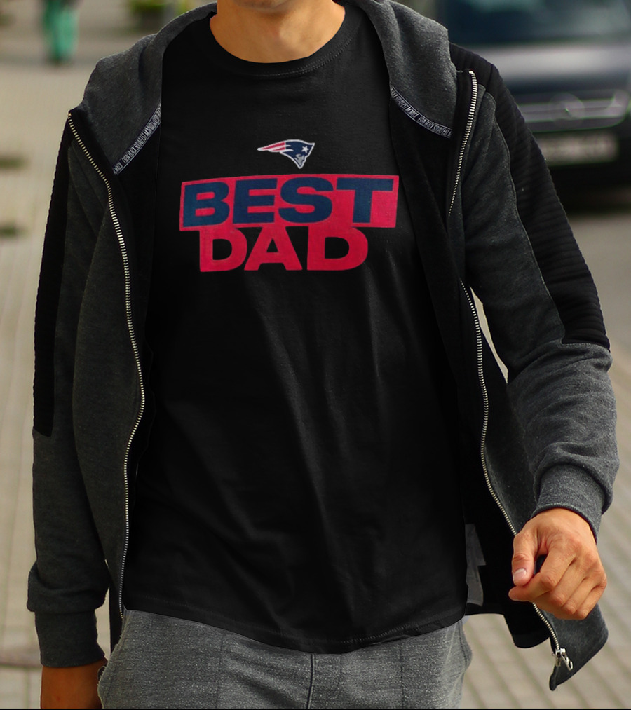 New England Patriots Best Dad Father's Day America Team T-Shirt