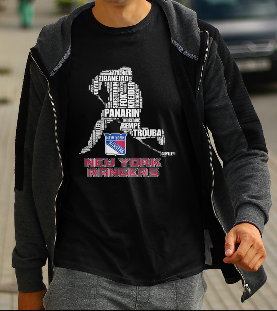 New York Rangers Hockey 2024 Panarin Trouba T-Shirt