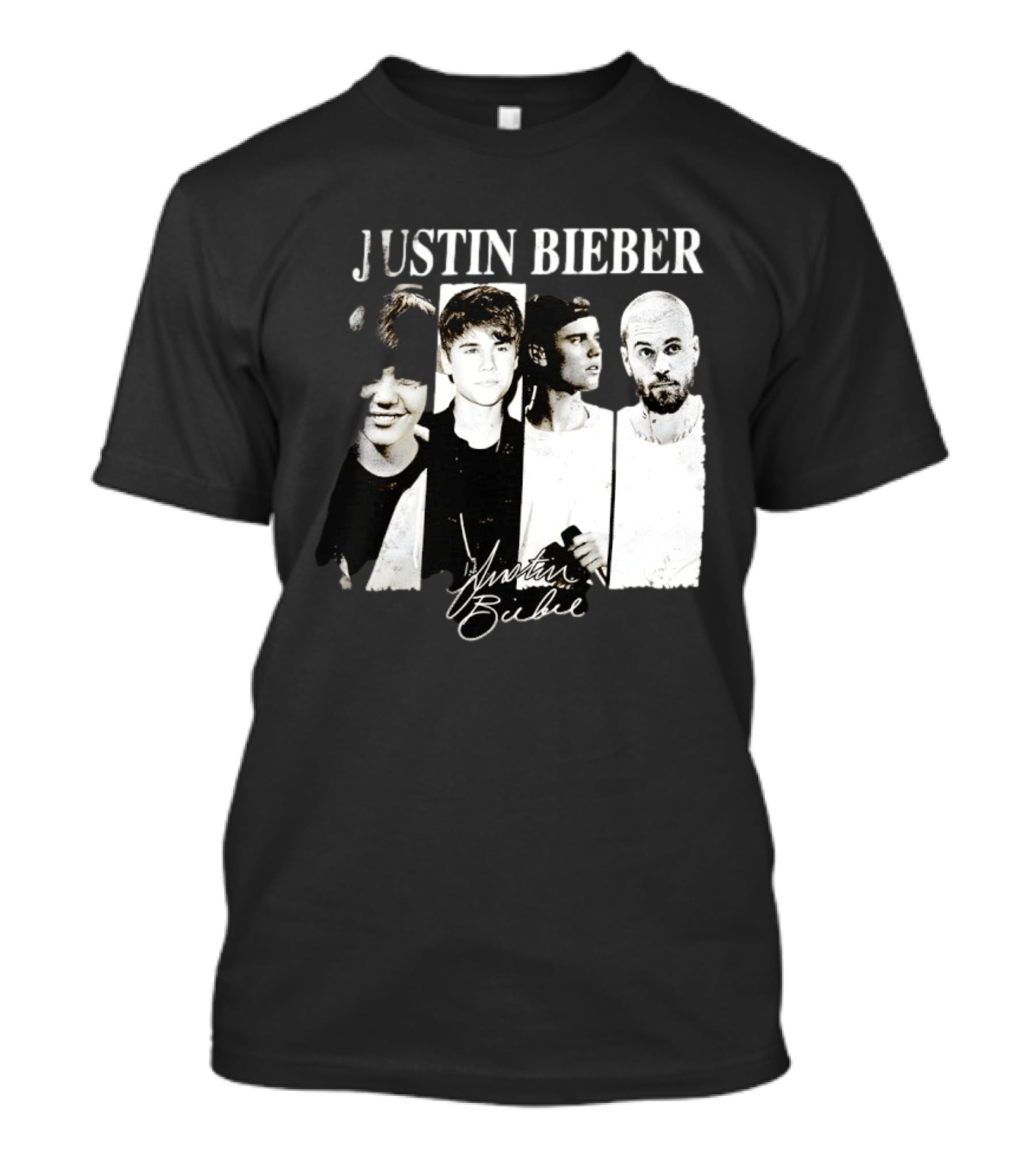 Justin Bieber Swag Evolution Signature Only Here T-Shirt