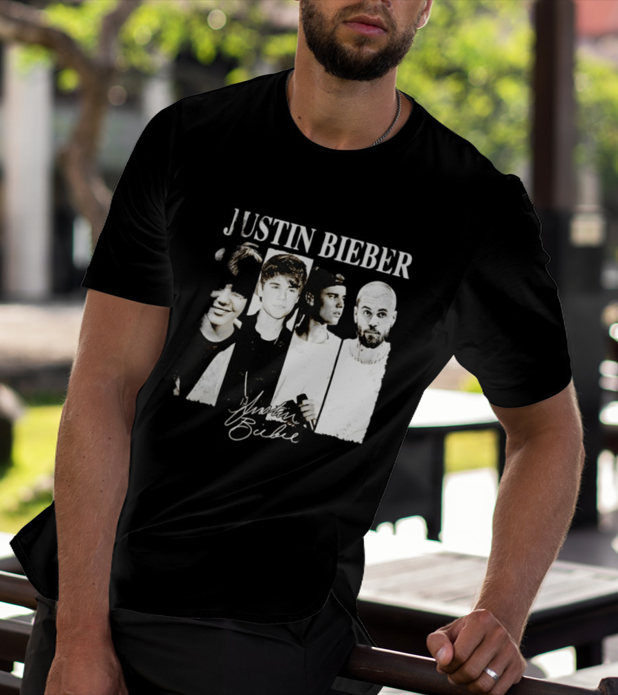 Justin Bieber Swag Evolution Signature Only Here T-Shirt