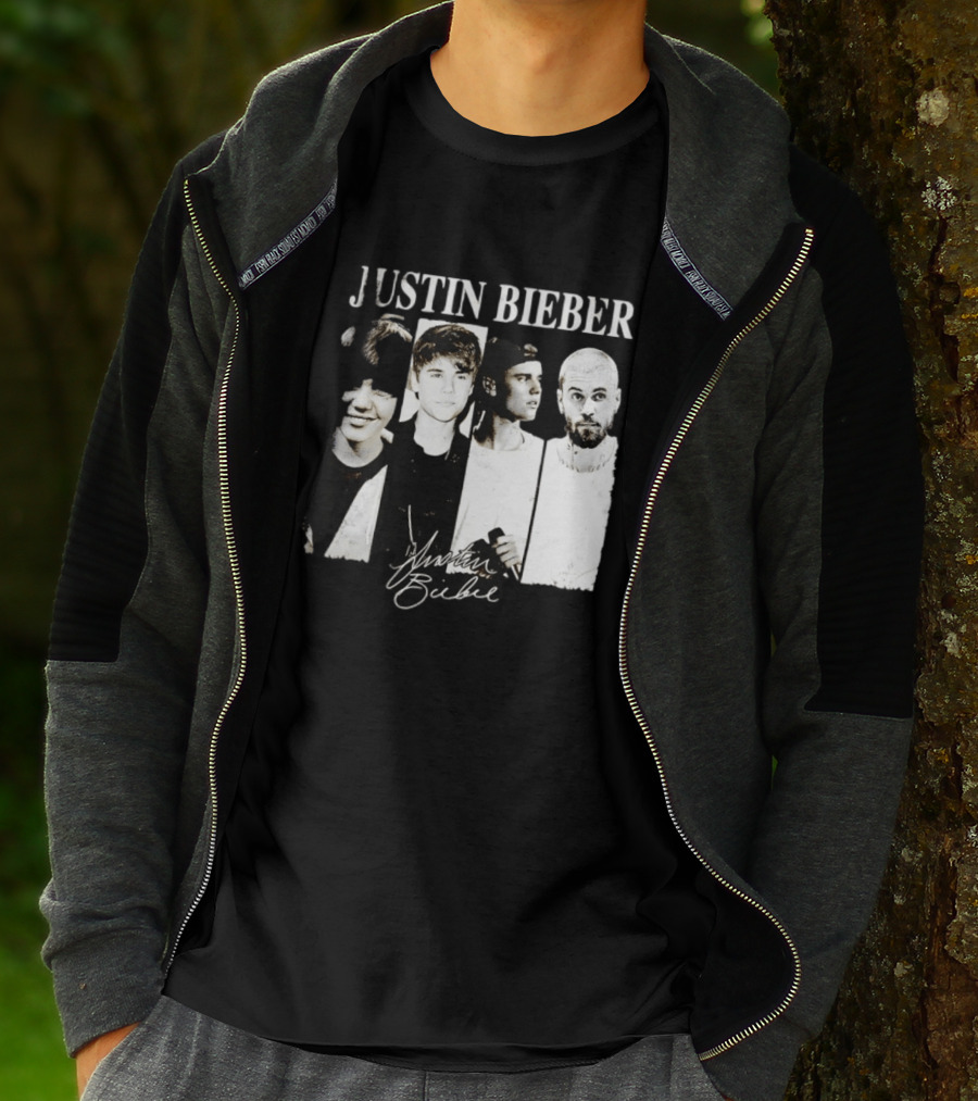 Justin Bieber Swag Evolution Signature Only Here T-Shirt