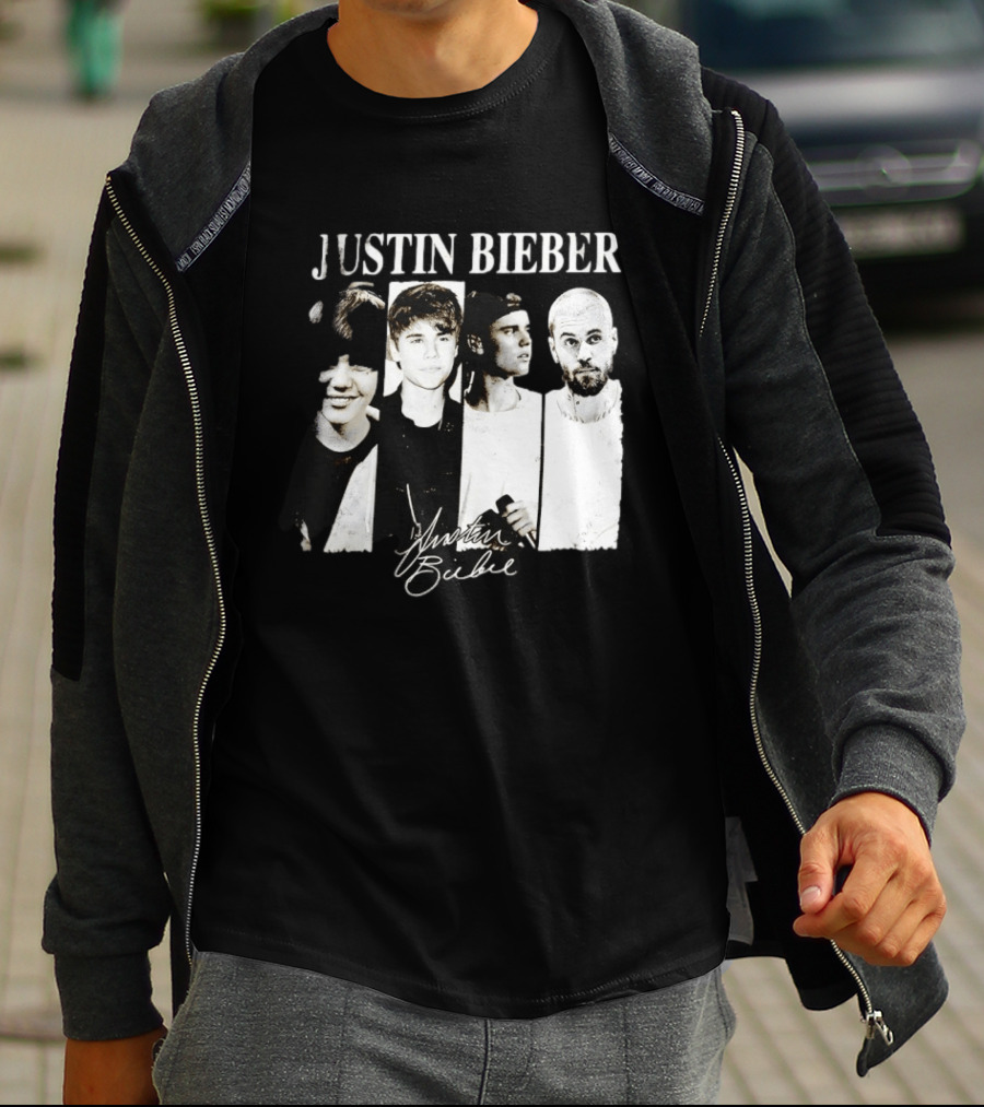 Justin Bieber Swag Evolution Signature Only Here T-Shirt