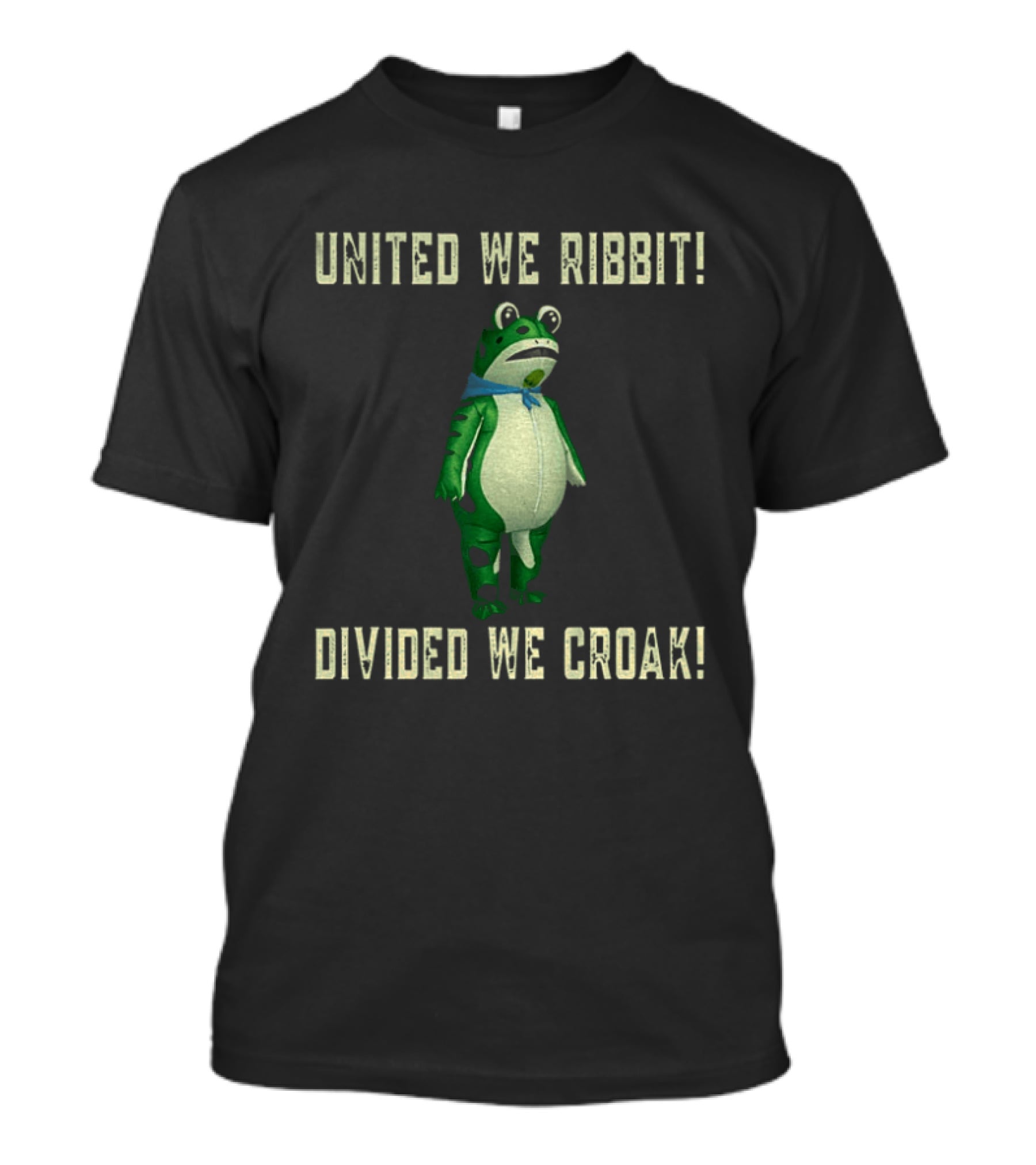 United We Ribbit Divided We Croak Frog Of Portland 2025 T-Shirt