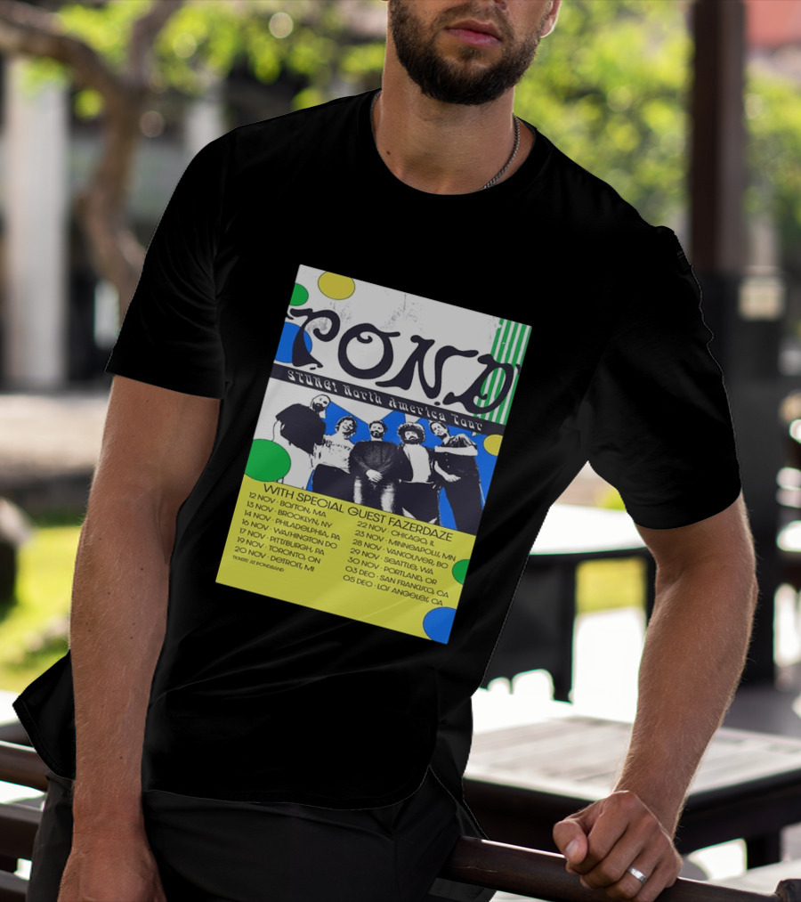 Pond Band Stunga North America Tour 2024 With Special Guest Fazerdaze T-Shirt