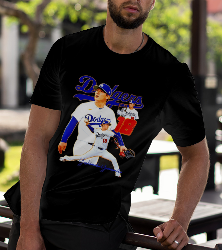 Los Angeles Dodgers Yoshinobu Yamamoto 18 Baseball 2026 T-Shirt
