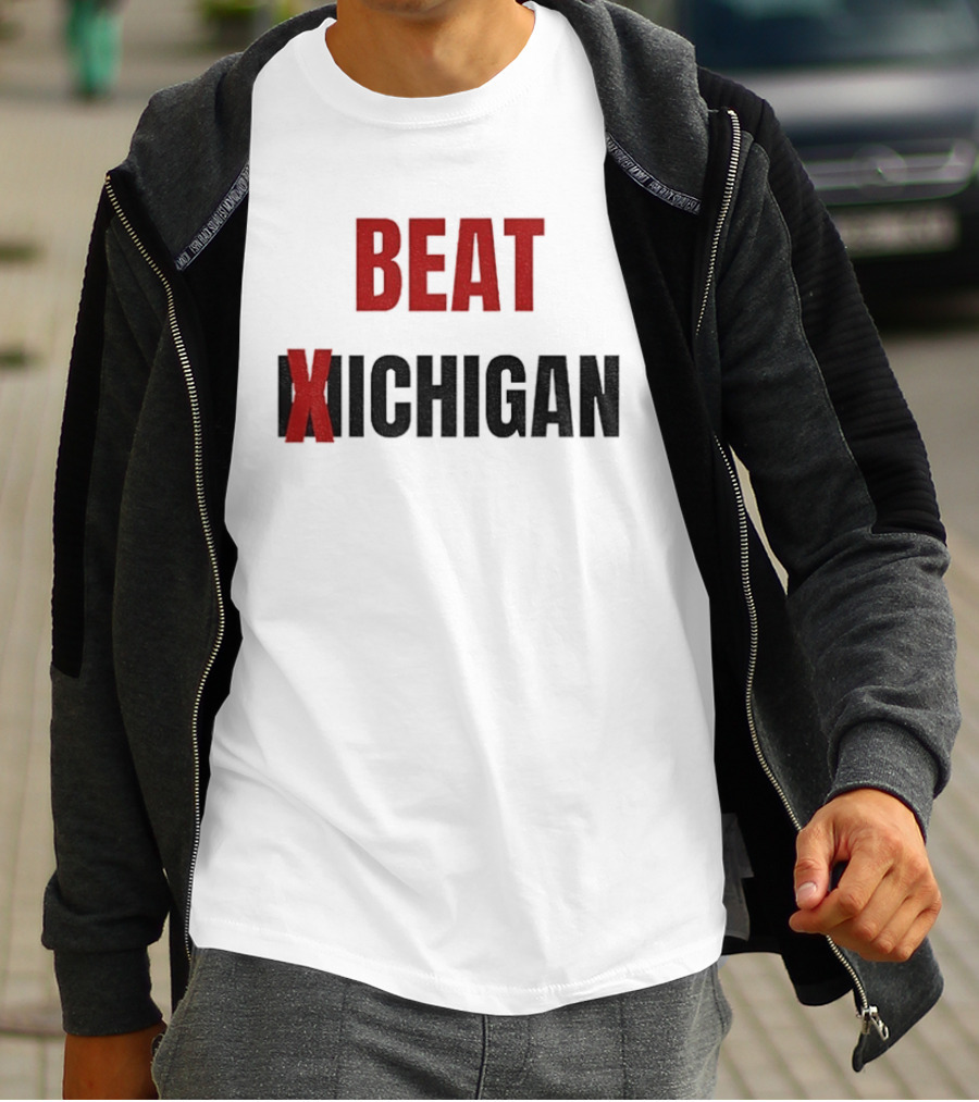 Beat Michigan Ohio State Buckeyes Football NCAA 2025 Rivalry Game T-Shirt