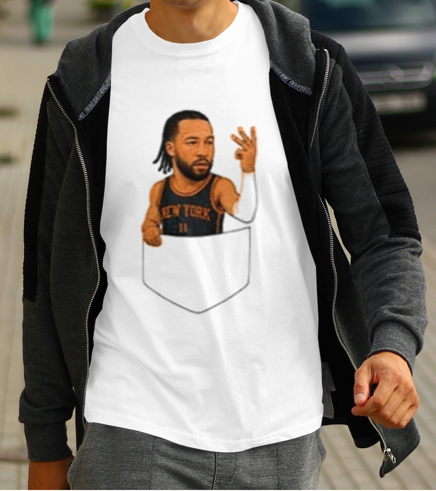 Jalen Brunson New York Knicks NBA Pocket T-Shirt
