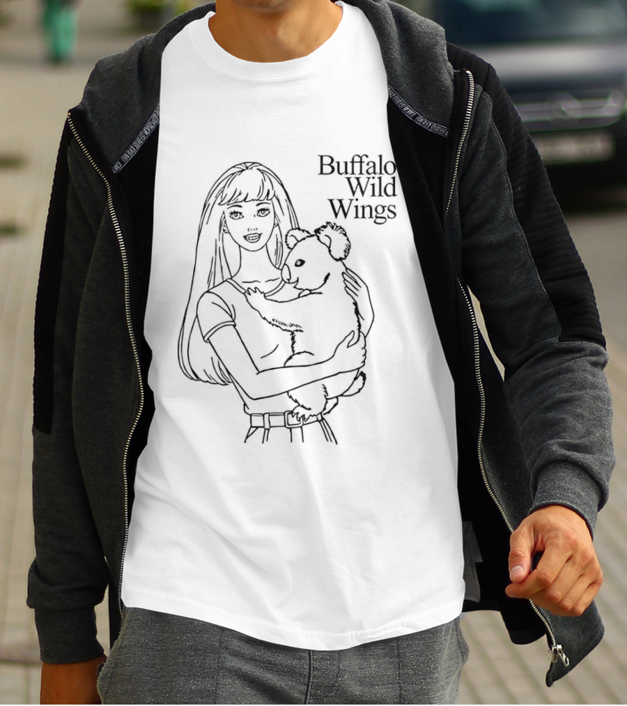 Buffalo Wild Wings Barbie Koala Hug T-Shirt