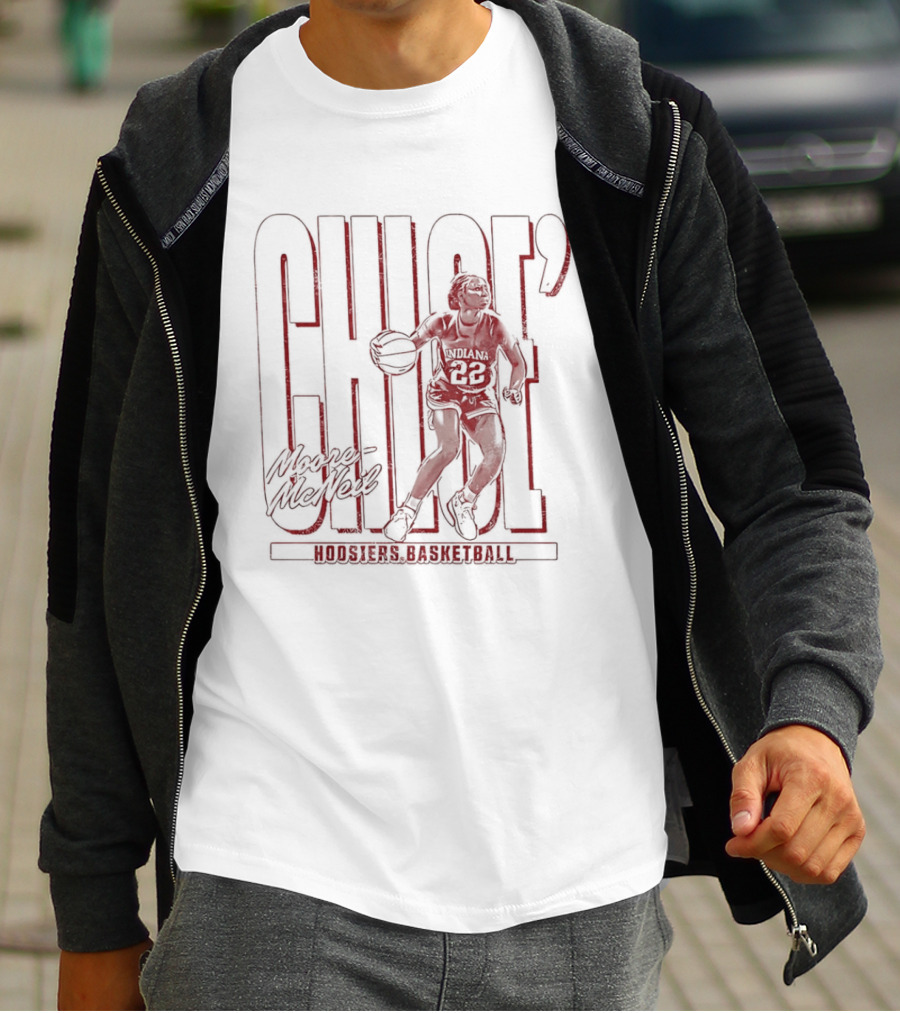 Chloe Moore McNeil Indiana Hoosiers Basketball Player T-Shirt