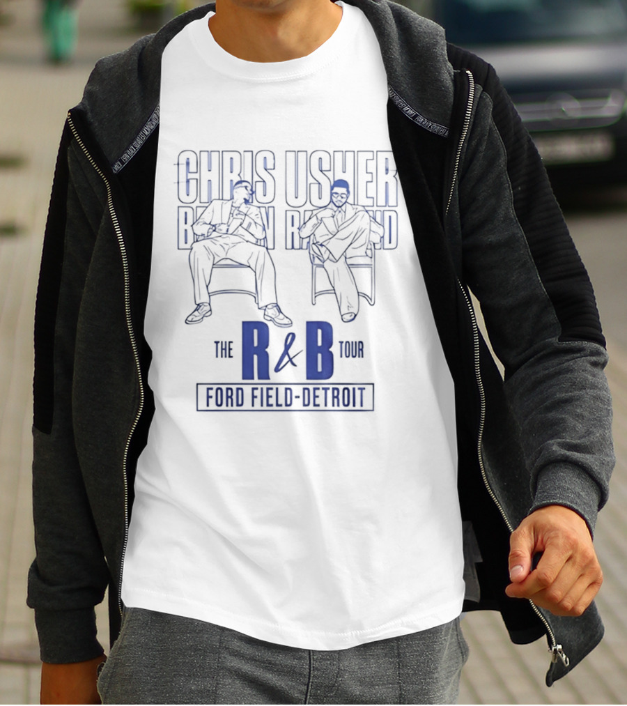 Chris Usher The R&B Tour Ford Field Detroit T-Shirt