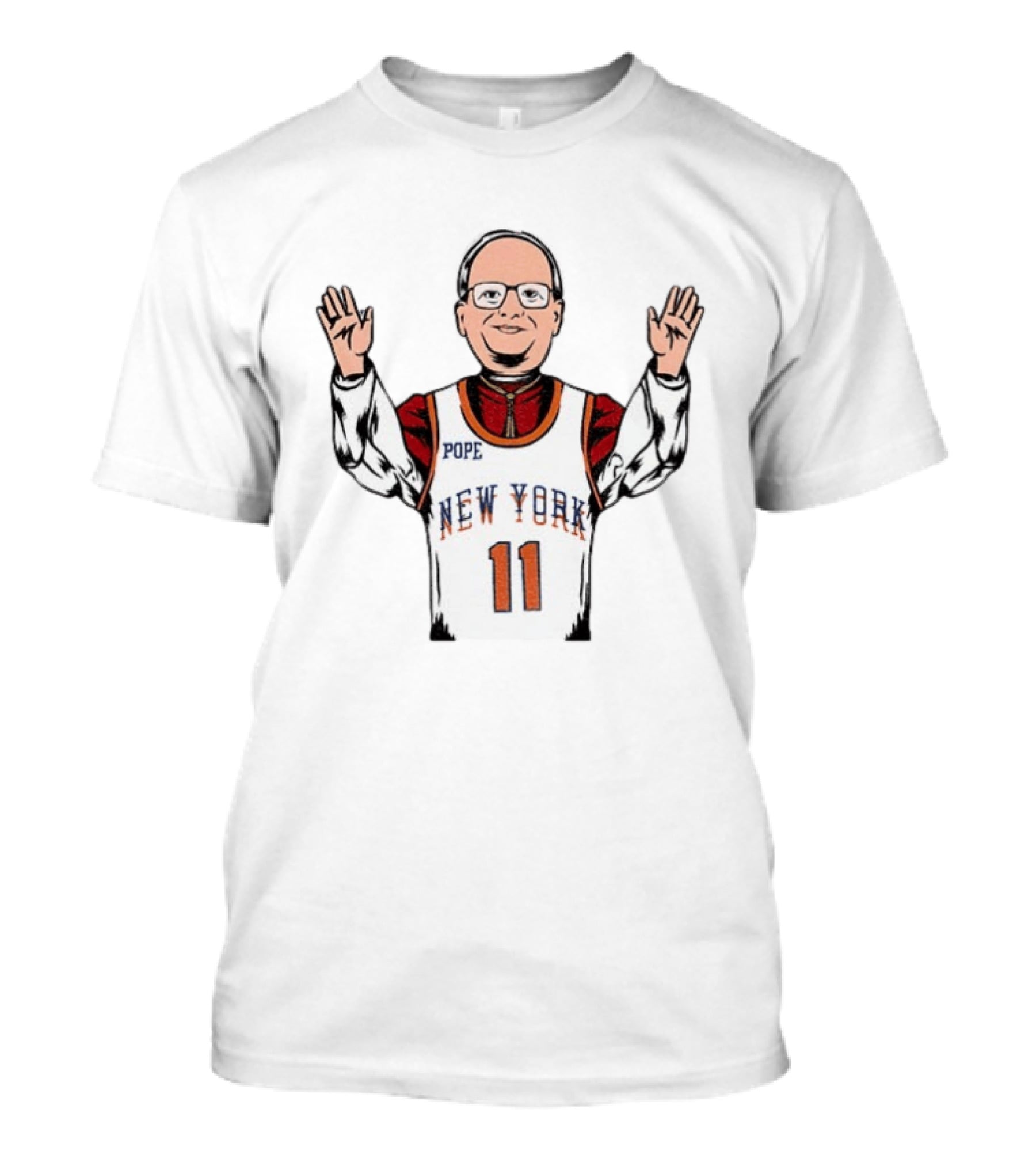 Pope New York Knicks 11 Jersey Time T-Shirt