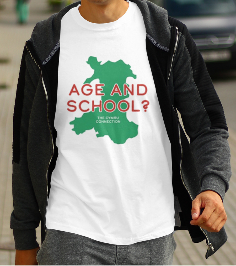 Age And School Elis James John Robins The Cymru Connection T-Shirt