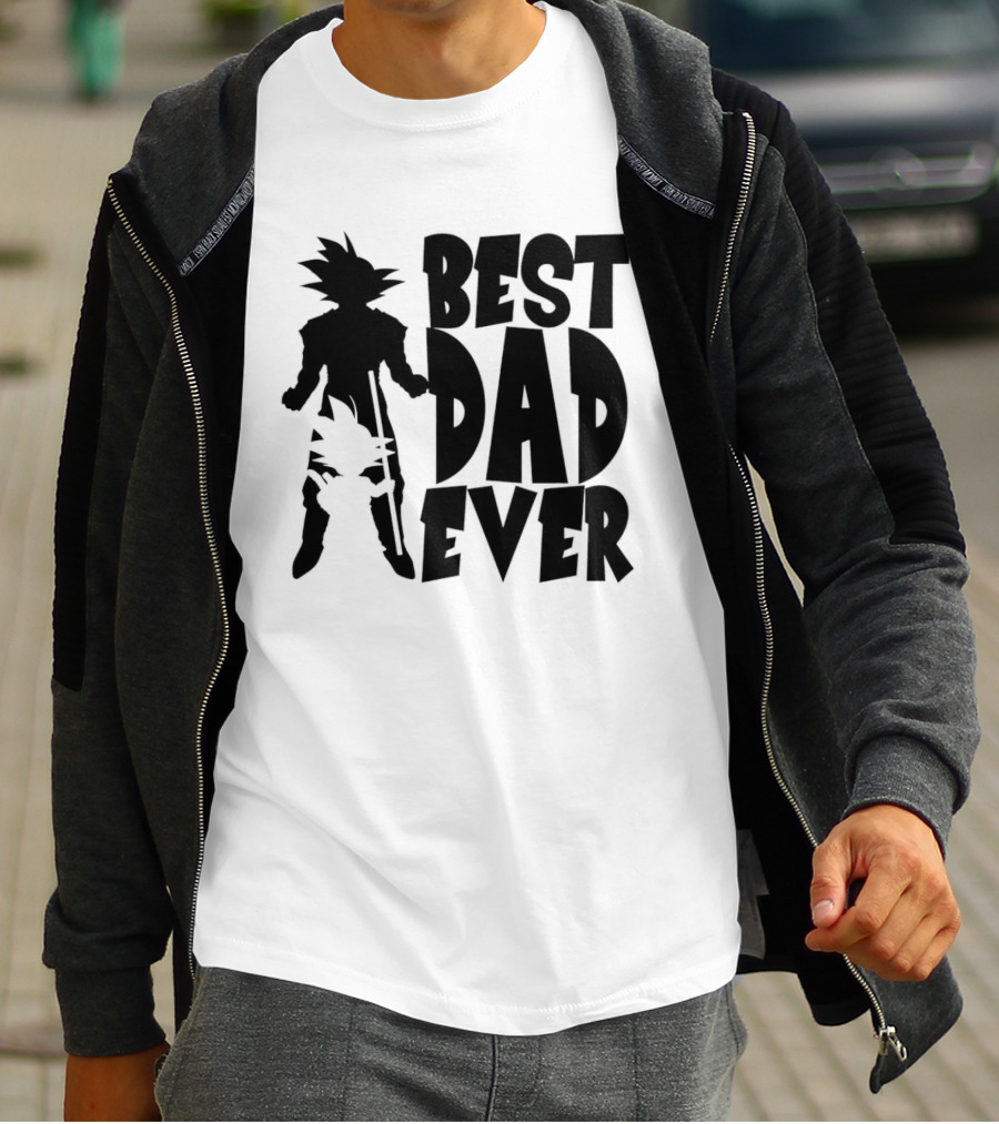 Best Dad Ever Goku Dragon Ball T-Shirt