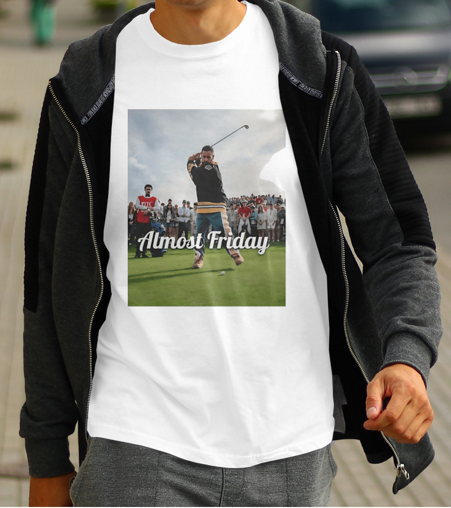 Happy Gilmore Almost Friday Hockey Golf Scene T-Shirt