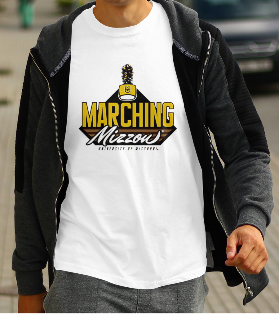 Marching Mizzou University Of Missouri Oval Tiger Head 2024 T-Shirt