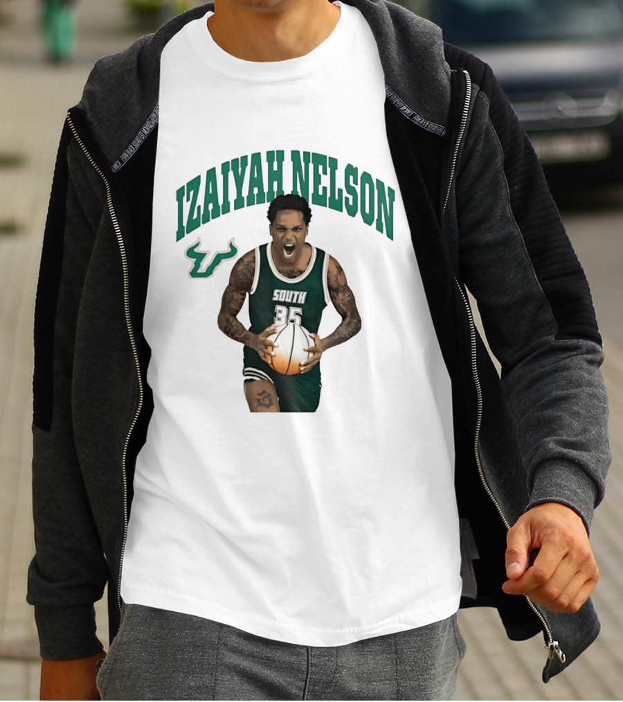 Izaiyah Nelson South Florida Bulls Basketball 35 T-Shirt