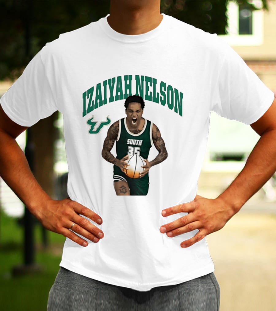 Izaiyah Nelson South Florida Bulls Basketball 35 T-Shirt