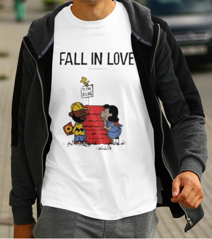 Fall In Love J Dilla Slum Village Lucy Peanuts T-Shirt